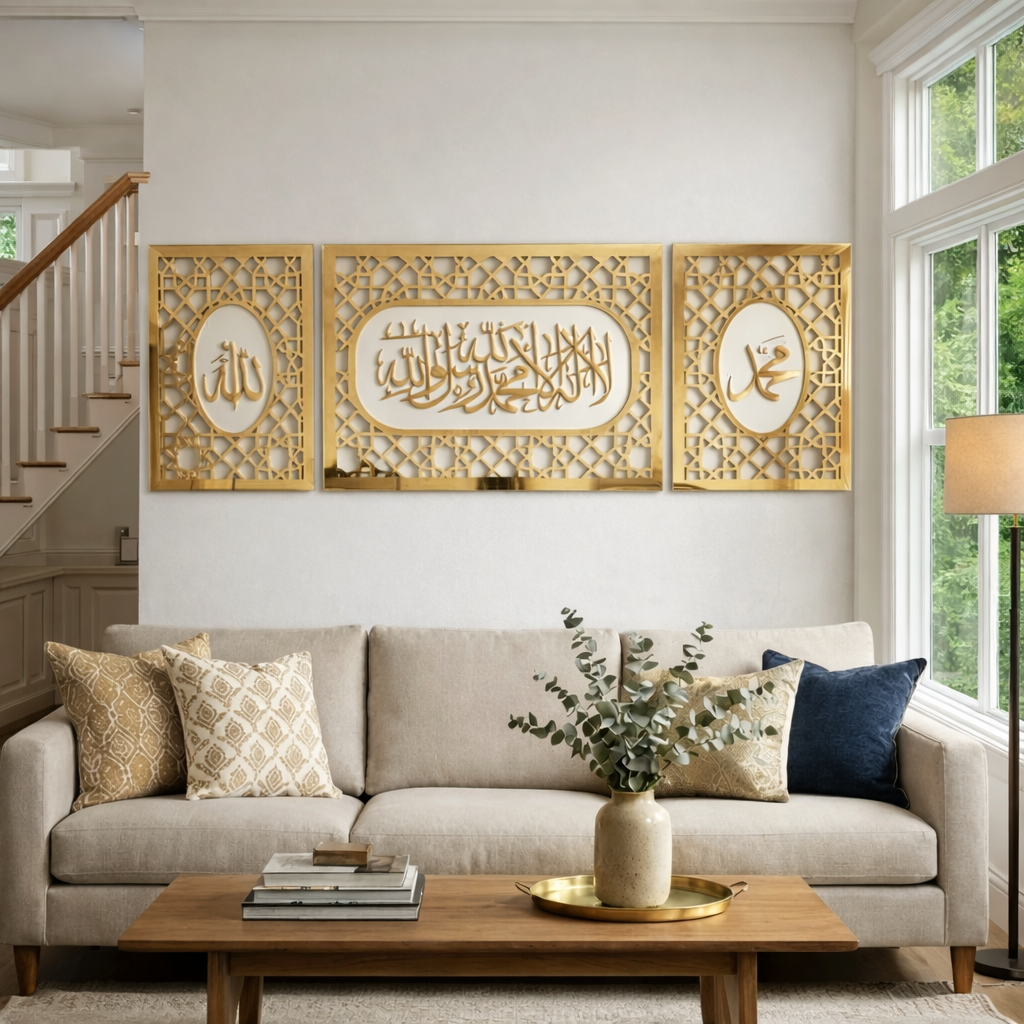 The Golden Majesty Set-Allah Muhammad & Kalma